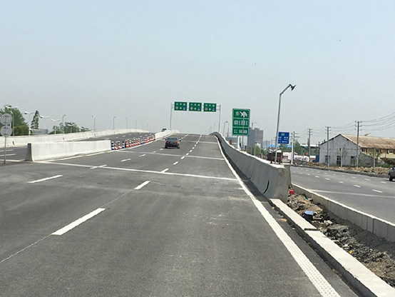 揚州城市南部快速通道工程CNKS-1標 順利實現4.18雙向通車目標