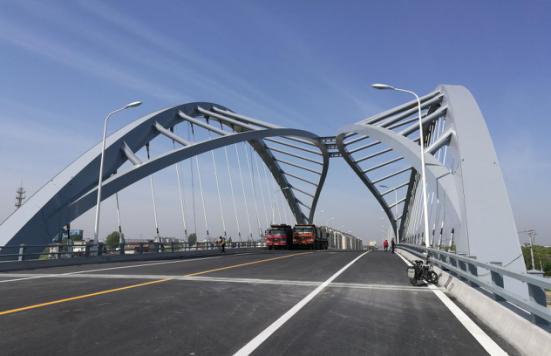 海安江海西大橋即將建成通車
